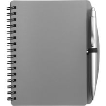 Notizbuch aus Kunststoff Kimora (Grau) (Art.-Nr. CA840262)