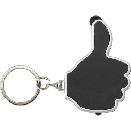 Schlüsselanhänger aus ABS-Kunststoff Melvin (Art.-Nr. CA840993) - Schlüsselanhänger aus ABS-Kunststof...