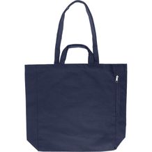 Einkaufstasche aus recycelter Baumwolle Bennett (blau) (Art.-Nr. CA854423)