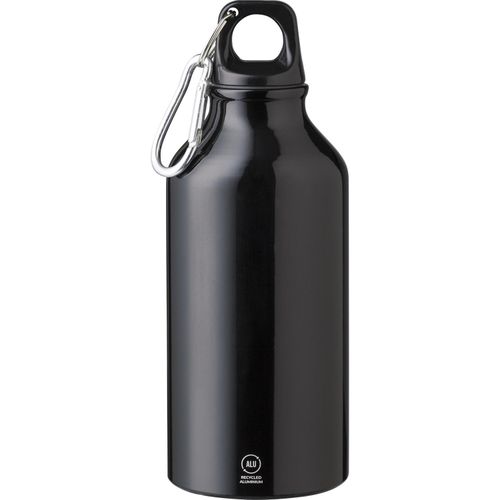 Aluminium-Recycling-Flasche (400 ml) Erich (Art.-Nr. CA860525) - Recycelte Aluminiumflasche (400 ml) mit...