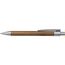 Kugelschreiber aus Bambus Lacey (silber) (Art.-Nr. CA860703)