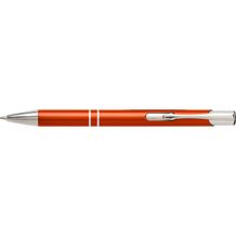 Kugelschreiber aus Aluminium Delia (orange) (Art.-Nr. CA866857)
