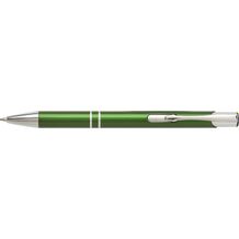 Kugelschreiber aus Aluminium Delia (grün) (Art.-Nr. CA873768)