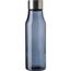 Trinkflasche aus Glas und rostfreiem Stahl (500 ml) Andrei (Schwarz) (Art.-Nr. CA880054)