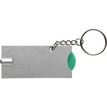 Schlüsselanhänger aus Kunststoff Madeleine (hellgrün) (Art.-Nr. CA911162)