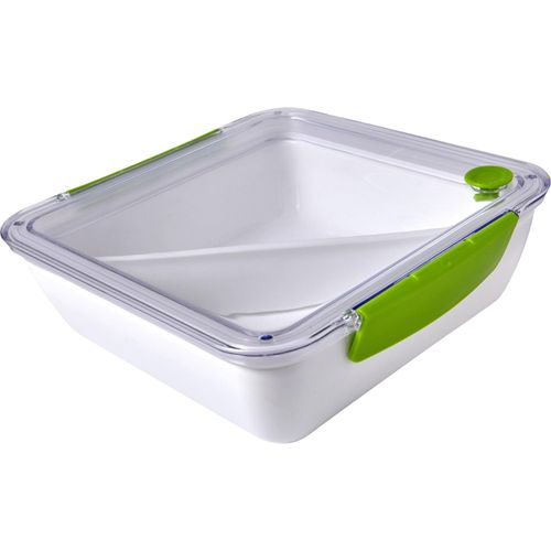 Lunchbox aus Kunststoff Augustin (Art.-Nr. CA924708) - Lunchbox aus Kunststoff, mit herausnehmb...