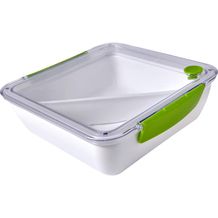 Lunchbox aus Kunststoff Augustin (limettengrün) (Art.-Nr. CA924708)