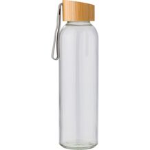 Trinkflasche aus Glas (600 ml) (Braun) (Art.-Nr. CA942359)