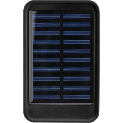 Aluminium Solar Powerbank Drew (Art.-Nr. CA943732) - Solar Powerbank aus Aluminium mit...