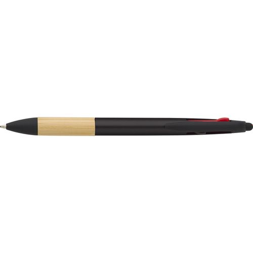 ABS-Kugelschreiber Malachi mit 3 Tintenfarben (Art.-Nr. CA950493) - ABS-Kugelschreiber mit 3-Farben-Tinte,...