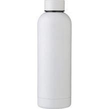 Flasche aus recyceltem Edelstahl Isaiah (weiß) (Art.-Nr. CA957768)