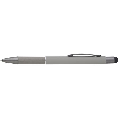 Aluminium-Kugelschreiber Jett (Art.-Nr. CA985471) - Aluminiumkugelschreiber mit Details aus...