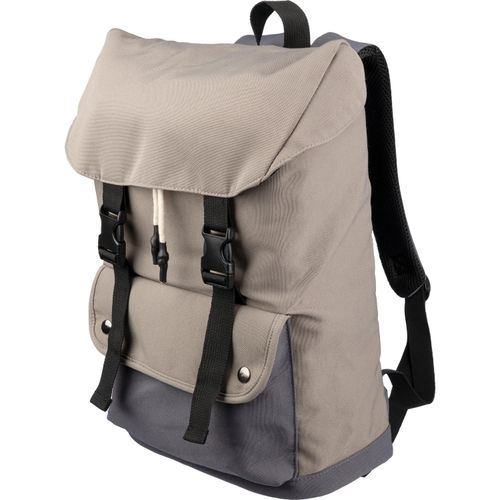 Polyester (600D) Rucksack Jürgen (Art.-Nr. CA987209) - Rückseite aus Polyester (600D) Packun...