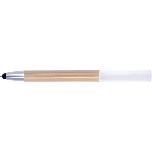 Bambus Kugelschreiber mit Touchfunktion Colette (Art.-Nr. CA992854) - Bambus Kugelschreiber 'Sumatra' mit...