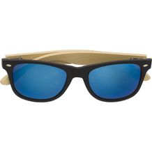 Sonnenbrille aus ABS und Bambus Luis (blau) (Art.-Nr. CA993871)