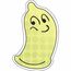 Sticker S-12 Kondom 44 x 70 mm (gelb) (Art.-Nr. CA948210)