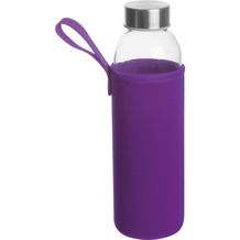 Glasflasche Klagenfurt (Violett) (Art.-Nr. CA002924)