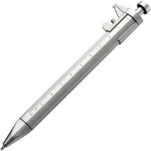 Kugelschreiber mit Schieblehre Prescot (Grau) (Art.-Nr. CA010688)