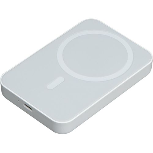 Wireless Powerbank 5.000 mAh Wels (Art.-Nr. CA140276) - MagSafe Powerbank aus Kunststoff mit...