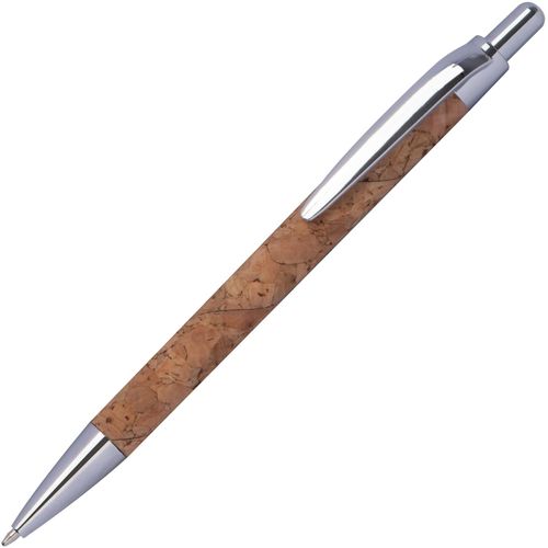 Kork Kugelschreiber Breda (Art.-Nr. CA181689) - Druckkugelschreiber mit Kork-Schaft und...