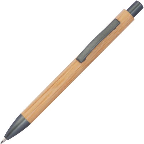 Bambus Kugelschreiber Beringen (Art.-Nr. CA279235) - Druckkugelschreiber aus Bambus mit...