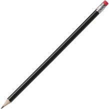 Bleistift mit Radiergummi Hickory (Schwarz) (Art.-Nr. CA359792)