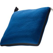 2in1 XL-Fleece-Decke/Kissen Radcliff (blau) (Art.-Nr. CA521561)