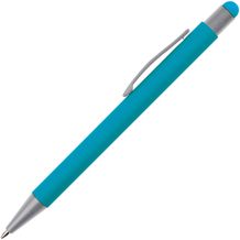 Metall Kugelschreiber mit Touch-Pen Salt Lake City (hellblau) (Art.-Nr. CA545356)