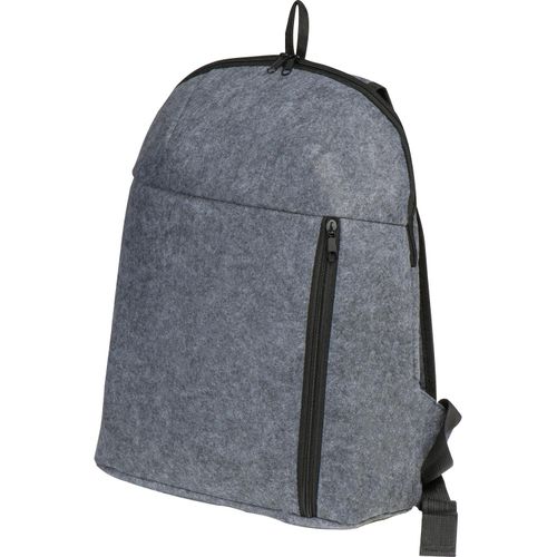 RPET Kühl-Rucksack Davos (Art.-Nr. CA630940) - Kühl-Rucksack aus RPET-Filz.Er verfügt...