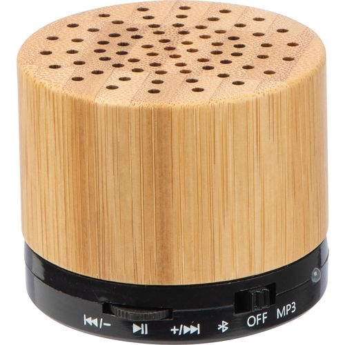 Bambus Bluetooth Lautsprecher Fleedwood (Art.-Nr. CA633262) - Stylischer Bluetooth Lautsprecher im...