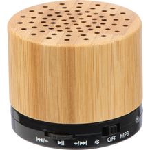 Bambus Bluetooth Lautsprecher Fleedwood (beige) (Art.-Nr. CA633262)