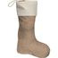 Weihnachtssocke Lucca (beige) (Art.-Nr. CA726430)