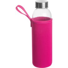 Glasflasche Klagenfurt (pink) (Art.-Nr. CA754270)