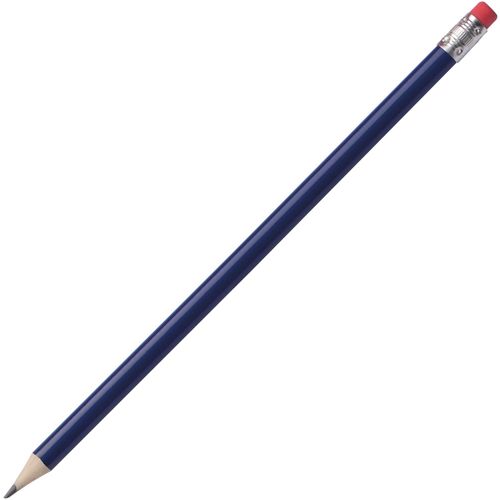 Bleistift mit Radiergummi Hickory (Art.-Nr. CA952830) - Holzbleistift aus Linde mit Radiergummi....