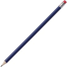 Bleistift mit Radiergummi Hickory (blau) (Art.-Nr. CA952830)