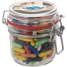 Midi Weckglas 0,25 L gefüllt mit Süßigkeiten (transparant) (Art.-Nr. CA050040)