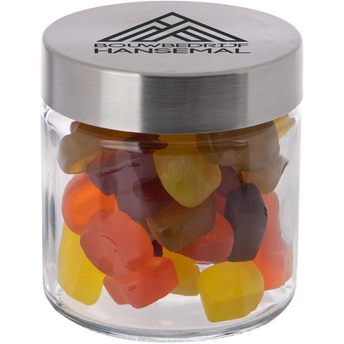 Glas 0,35 Liter gefüllt mit Süßigkeiten (Art.-Nr. CA206143) - Glas mit rostfreiem Deckel 0,35 Liter...