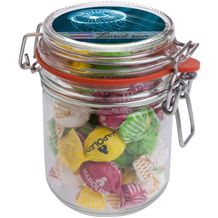 Maxi Weckglas 0,4 Liter, mit Süßigkeiten (transparant) (Art.-Nr. CA219330)