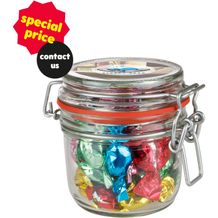 Midi Weckglas 0,25 L gefüllt mit Süßigkeiten (transparant) (Art.-Nr. CA242379)