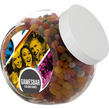 Großes Glas 2 Liter gefüllt mit Süßigkeiten (weiß) (Art.-Nr. CA265965)
