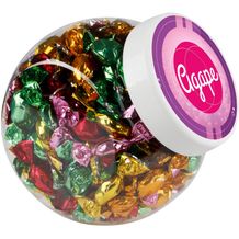 Kunststoffglas 1 Liter mit Süßigkeiten (transparant) (Art.-Nr. CA308227)