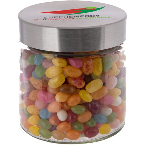 Glas 0,9 Liter gefüllt mit Süßigkeiten (Art.-Nr. CA336722) - Glas mit rostfreiem Deckel 0,9 Liter...