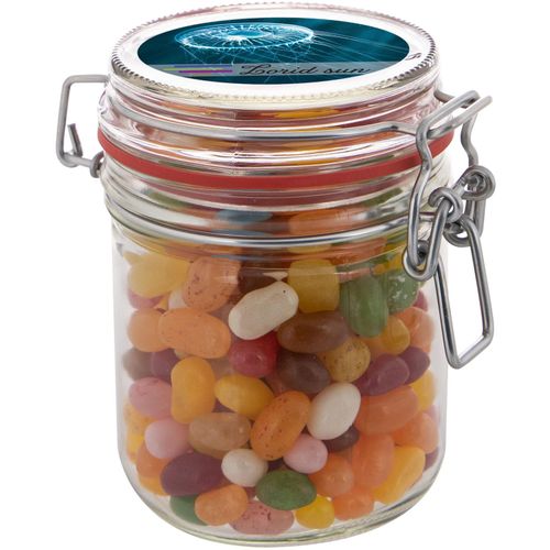 Maxi Weckglas 0,4 Liter, mit Süßigkeiten (Art.-Nr. CA408526) - Maxi Weckglas 0,4 Liter gefüllt mi...