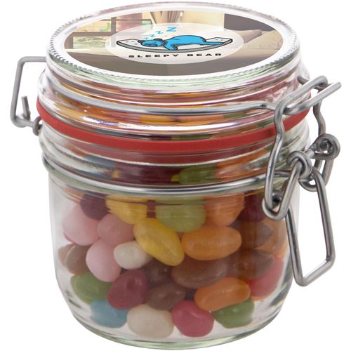 Midi Weckglas 0,25 L gefüllt mit Süßigkeiten (Art.-Nr. CA456742) - Midi Weckglas 0,25 L gefüllt mit Jell...