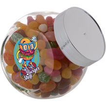 Kleines Glas 0,4 Liter gefüllt mit Süßigkeiten (silber) (Art.-Nr. CA573074)