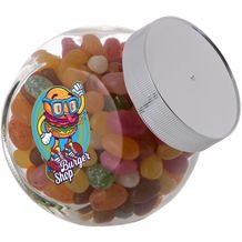 Kleines Glas 0,4 Liter gefüllt mit Süßigkeiten (silber) (Art.-Nr. CA573074)