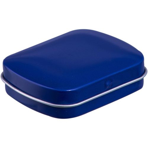 Mini Klappdeckeldose Mentos (Art.-Nr. CA629220) - Mini Klappdeckeldose blau mit ca. 28...