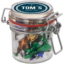 Midi Weckglas 0,25 L gefüllt mit Süßigkeiten (transparant) (Art.-Nr. CA714904)
