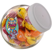 Kleines Glas 0,4 Liter gefüllt mit Süßigkeiten (weiß) (Art.-Nr. CA834673)