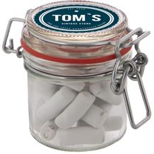 Midi Weckglas 0,25 L gefüllt mit Süßigkeiten (transparant) (Art.-Nr. CA836508)
